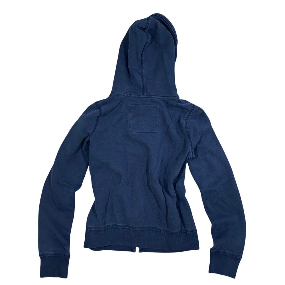 Vintage Y2K Hollister Hoodie Women’s Medium Full Zip Thermal Hood Embroidered - Picture 4 of 4